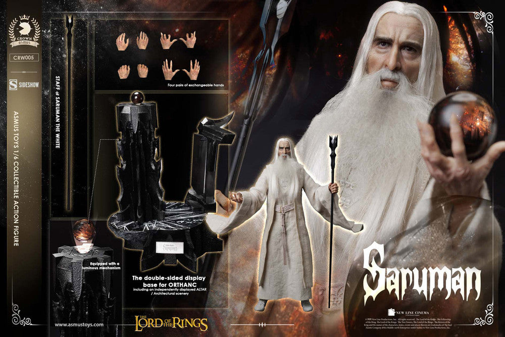 Preventa Figura Saruman - The Lord of the Rings Trilogy - Crown Series marca Asmus Toys CRW005 escala 1/6