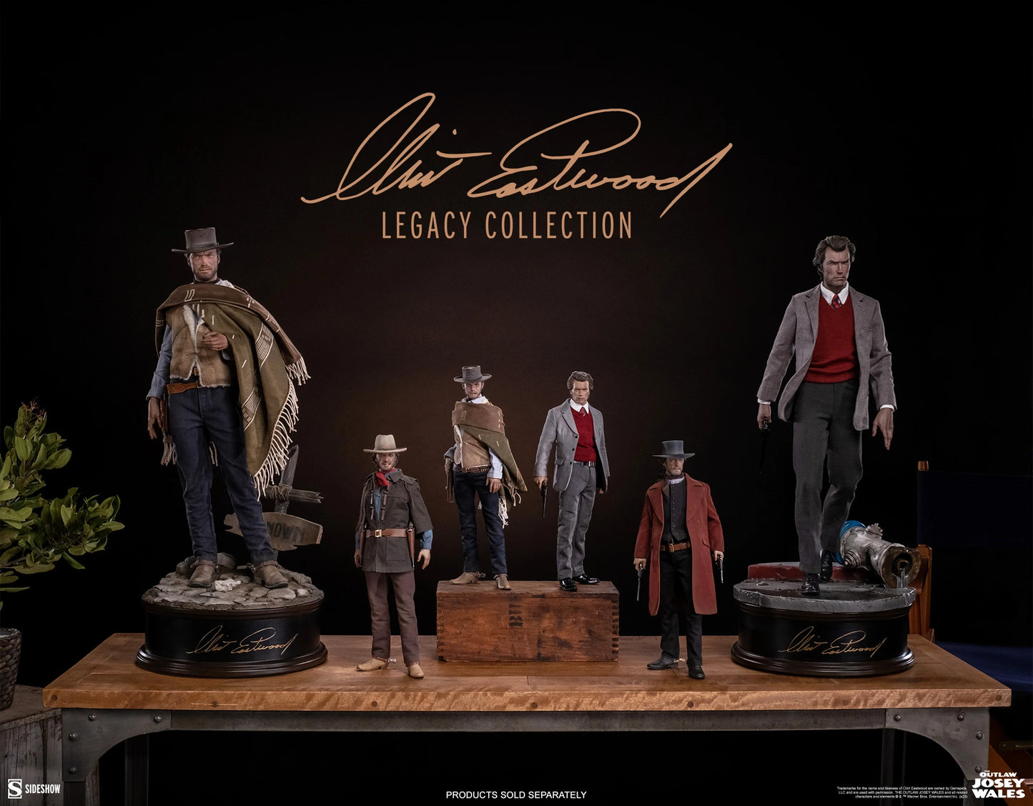 Preventa Figura The Man with No Name - The Good, The Bad, and The Ugly marca Sideshow 100451 escala 1/6 (relanzamiento)