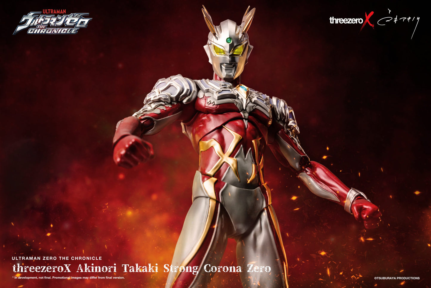 Pedido Figura Akinori Takaki Ultraman Zero (Strong Corona Zero) - threezeroX The Chronicle marca Threezero 3Z0373 escala 1/6