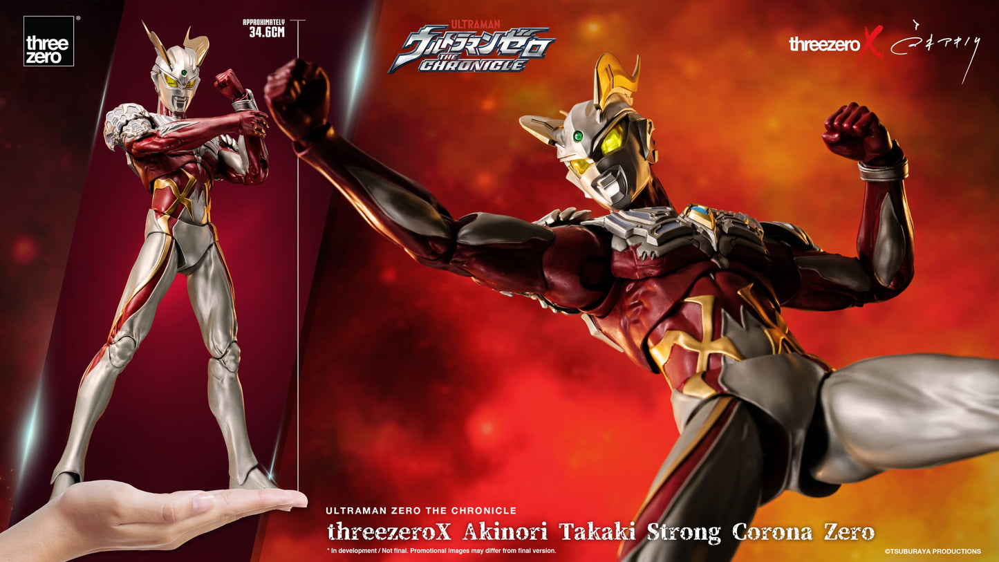 Pedido Figura Akinori Takaki Ultraman Zero (Strong Corona Zero) - threezeroX The Chronicle marca Threezero 3Z0373 escala 1/6