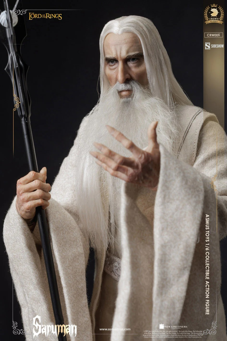 Preventa Figura Saruman - The Lord of the Rings Trilogy - Crown Series marca Asmus Toys CRW005 escala 1/6