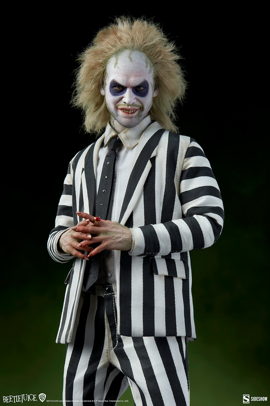 Pedido Figura Beetlejuice (nueva versión) - Beetlejuice (1988) marca Sideshow Collectibles #100490 escala 1/6