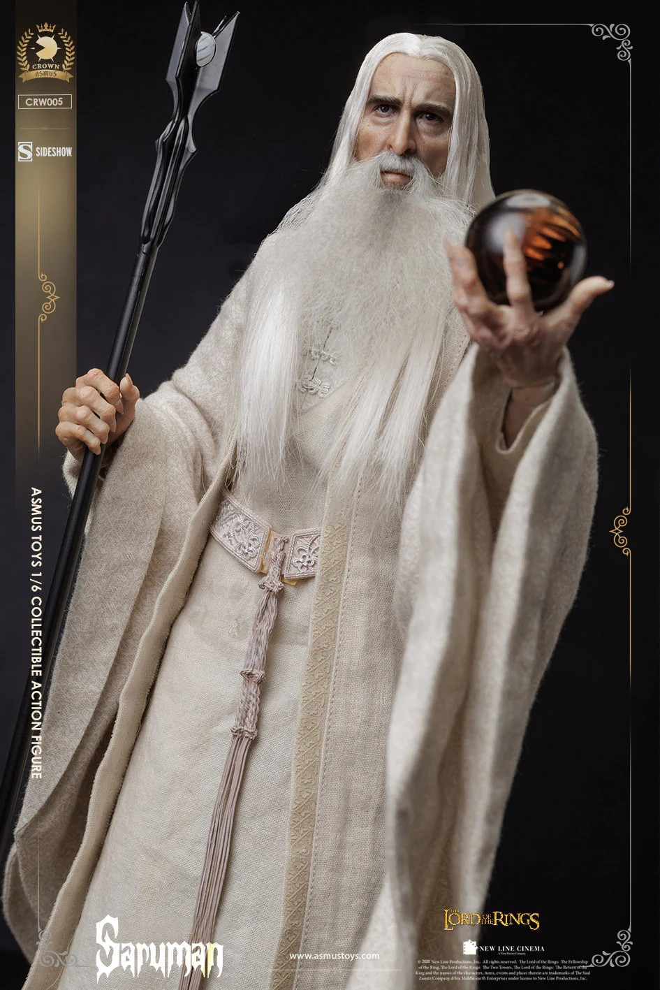 Preventa Figura Saruman - The Lord of the Rings Trilogy - Crown Series marca Asmus Toys CRW005 escala 1/6