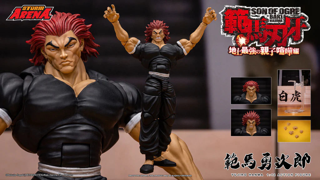 Preventa Figura Yujiro Hanma (Storm Arena) - Baki Hanma: Son of Ogre marca Storm Collectibles BHSA02 escala pequeña 1/12