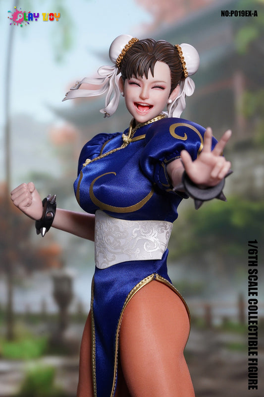 Preventa Figura Fighting Goddess (Blue Cheongsam) marca Play Toy P019EX-A escala 1/6