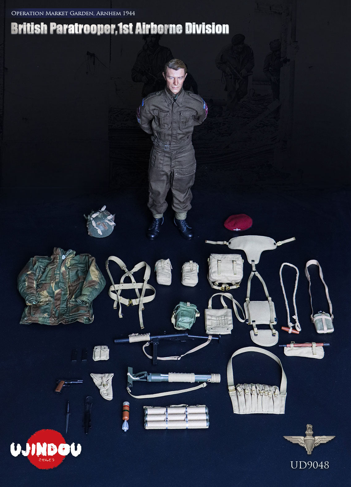 Pedido Figura British Paratrooper - 1st Airborne Division - Operation Market Garden - Arnhem 1944 marca Ujindou UD9048 escala 1/6