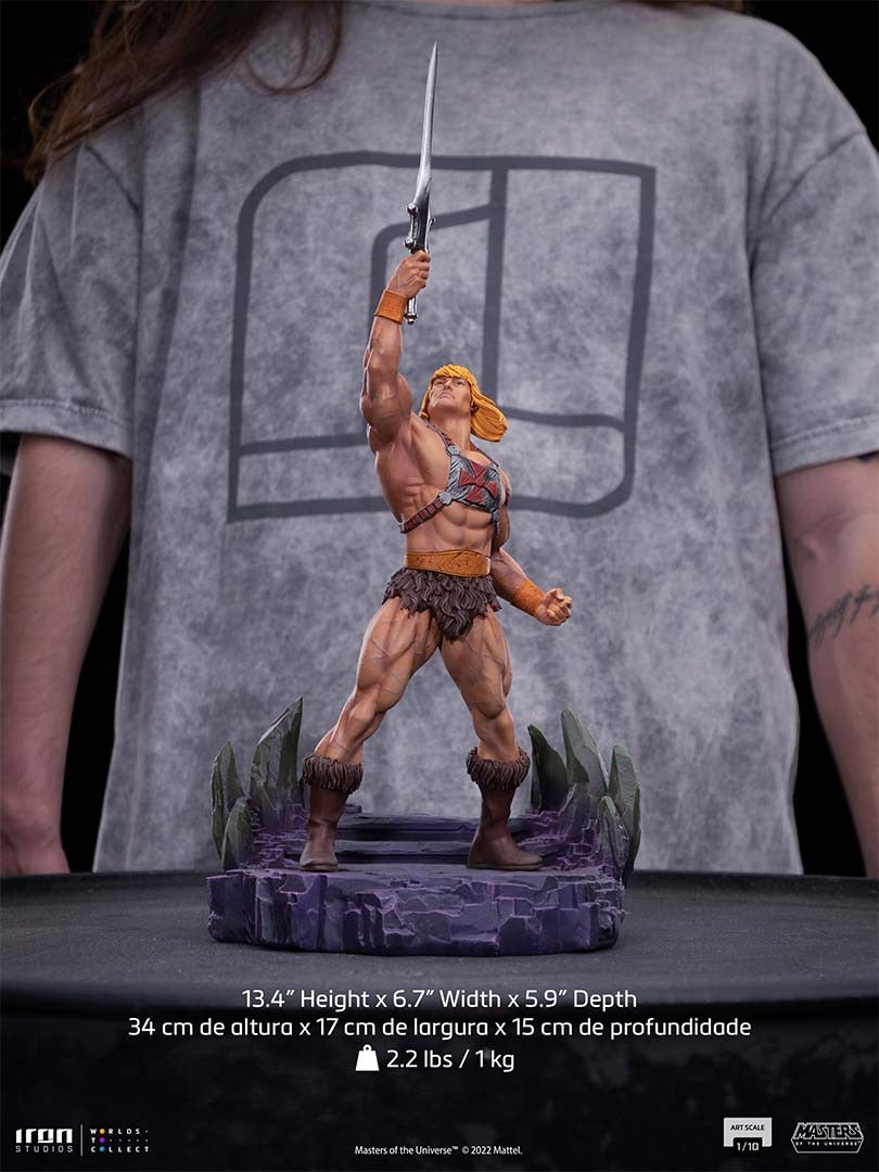 Pedido Estatua He-Man - Masters of the Universe marca Iron Studios escala de arte 1/10