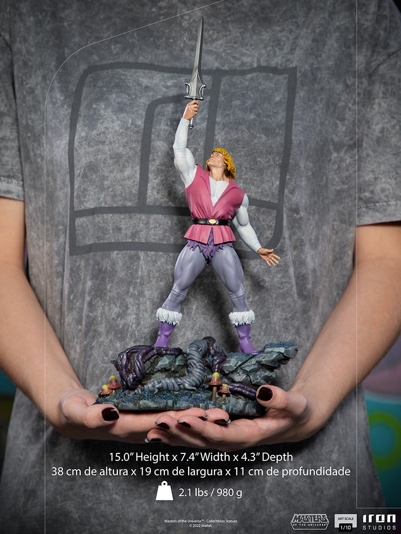 Pedido Estatua Prince Adam - Masters of the Universe marca Iron Studios escala de arte 1/10