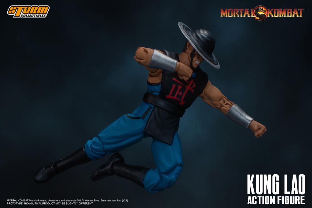 Pedido Figura Kung Lao - Mortal Kombat 2 Vs Series marca Storm Collectibles escala pequeña 1/12