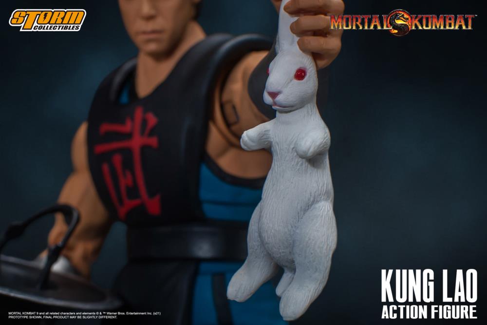 Pedido Figura Kung Lao - Mortal Kombat 2 Vs Series marca Storm Collectibles escala pequeña 1/12