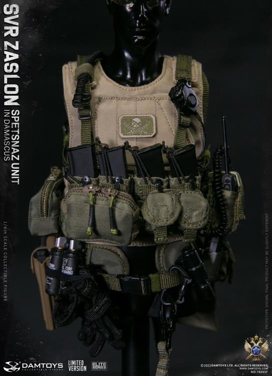 Preventa Figura SVR Zaslon in Damascus (Limited Version) - Russian Spetsnaz Unit marca Damtoys 78093F escala 1/6