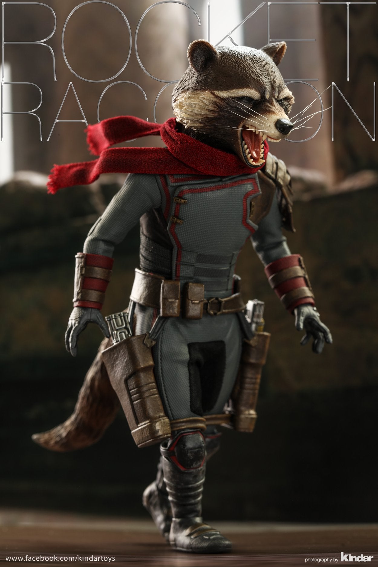 Pedido Figura Rocket - Avengers Endgame marca Hot Toys MMS548 escala 1/6