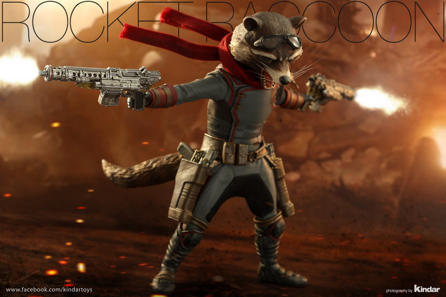 Pedido Figura Rocket - Avengers Endgame marca Hot Toys MMS548 escala 1/6