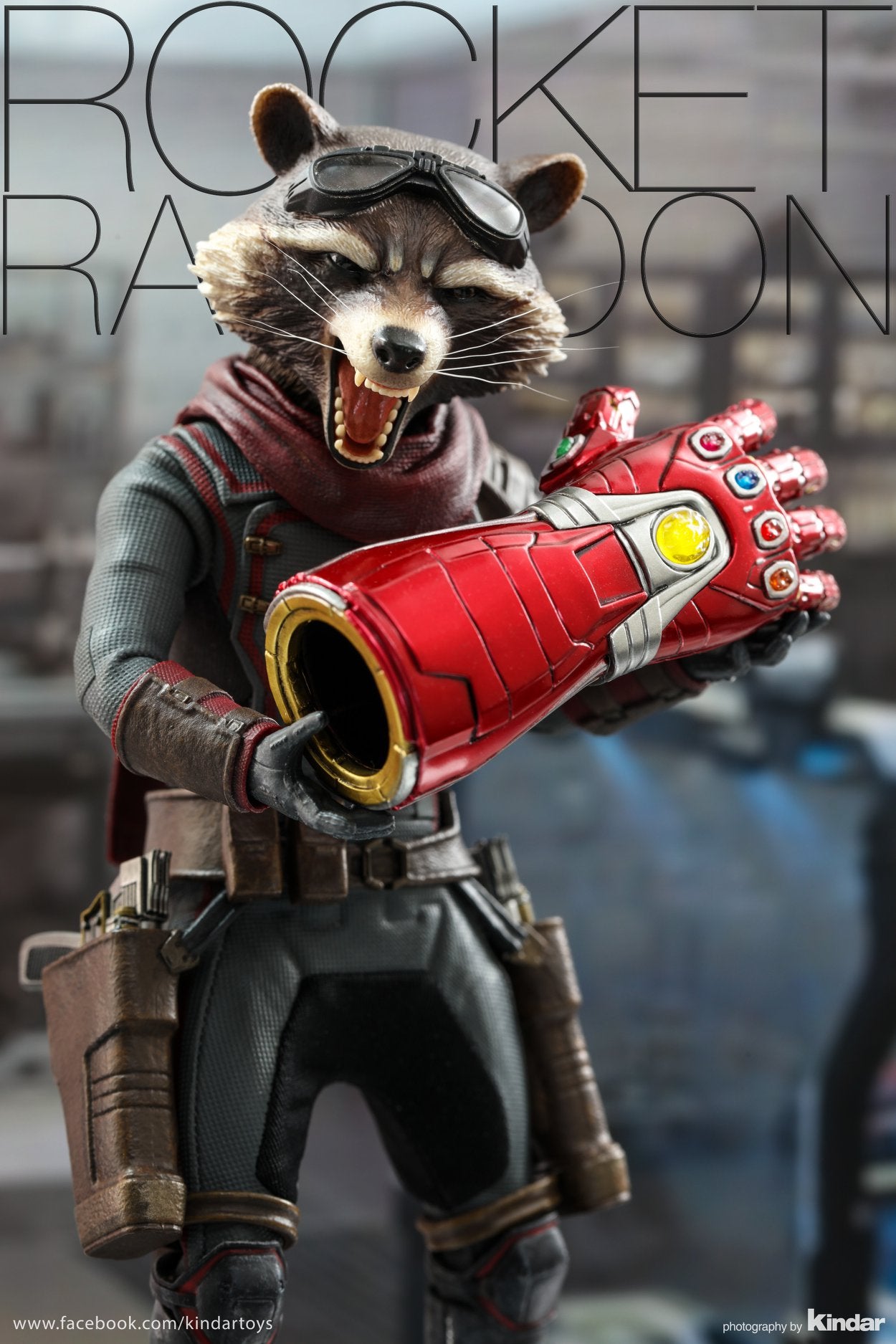Pedido Figura Rocket - Avengers Endgame marca Hot Toys MMS548 escala 1/6