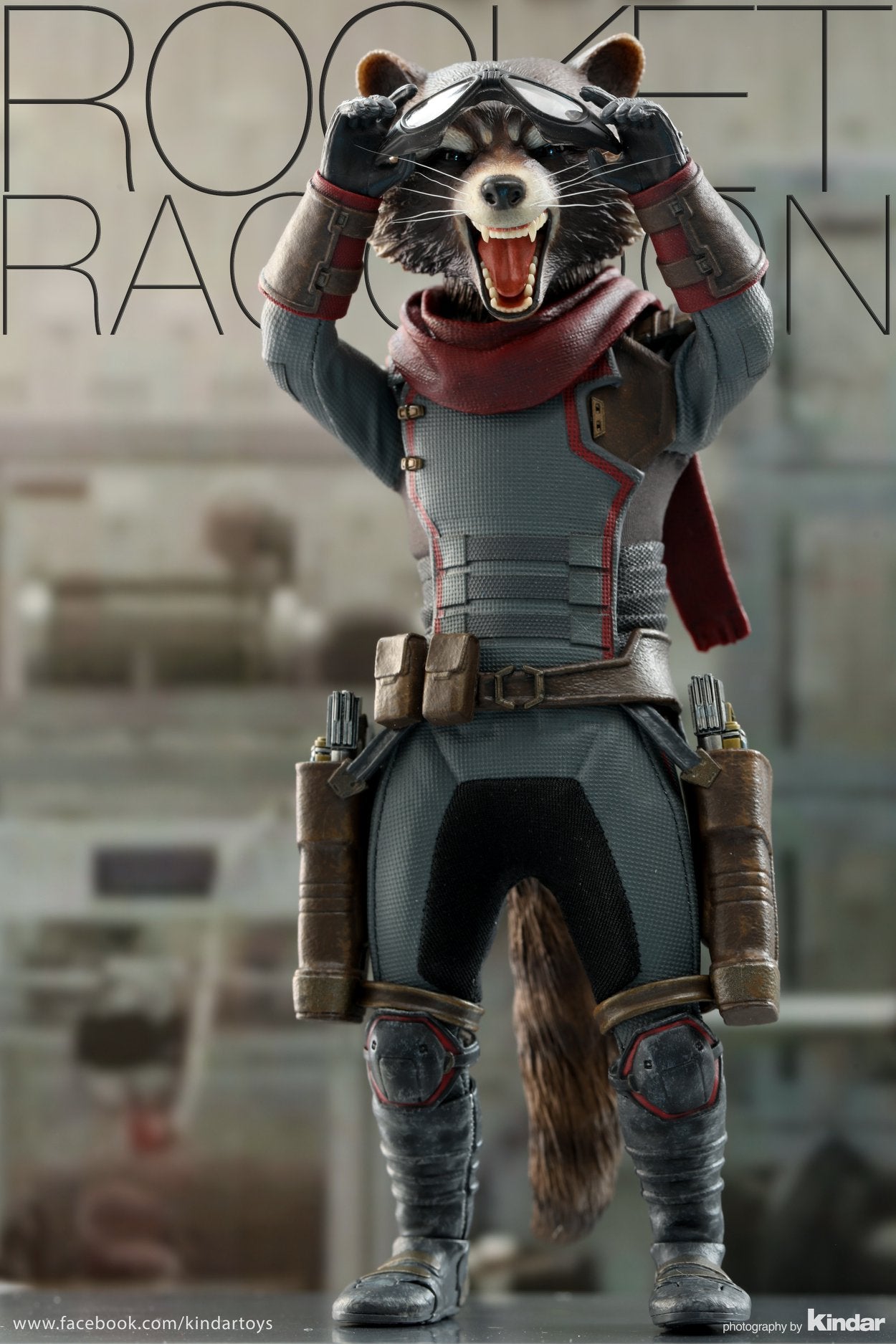 Pedido Figura Rocket - Avengers Endgame marca Hot Toys MMS548 escala 1/6