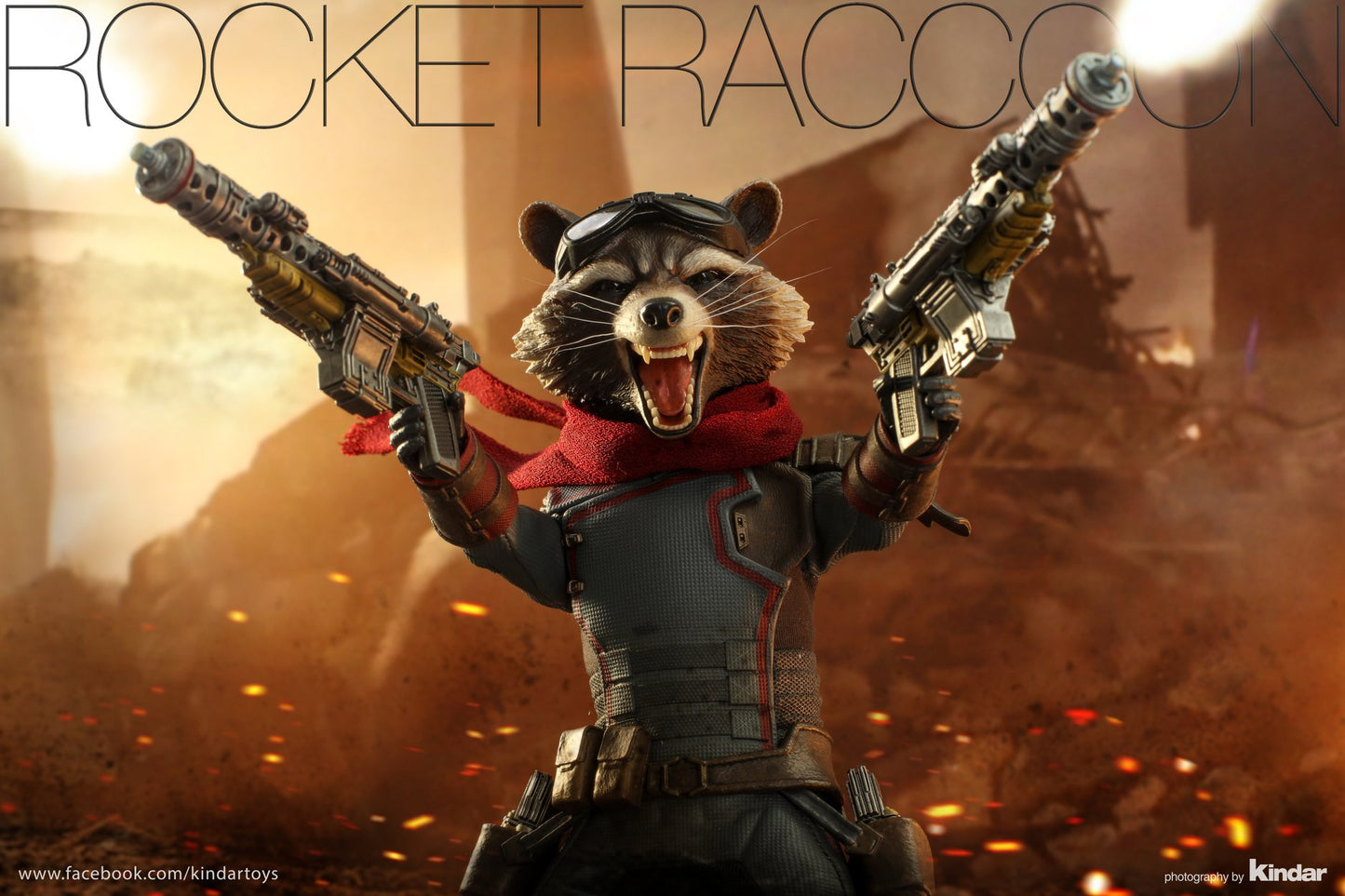 Pedido Figura Rocket - Avengers Endgame marca Hot Toys MMS548 escala 1/6