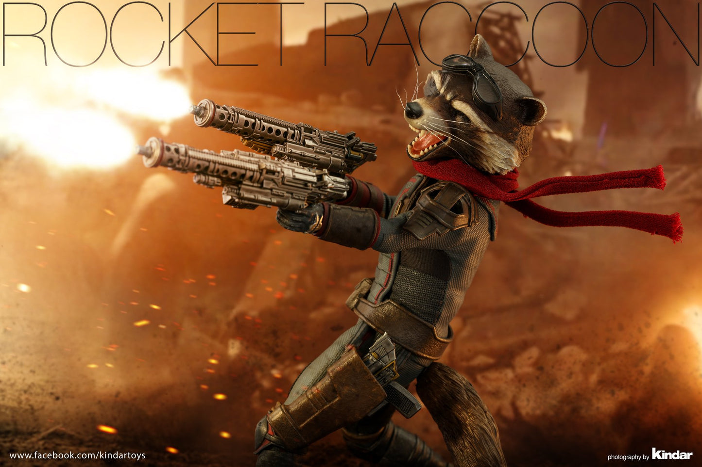 Pedido Figura Rocket - Avengers Endgame marca Hot Toys MMS548 escala 1/6