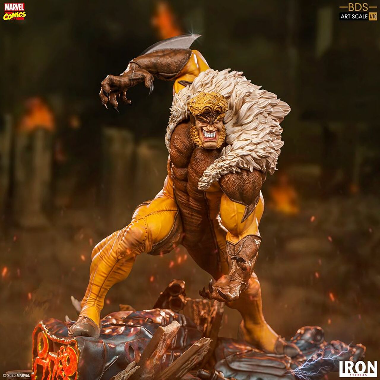 Pedido Estatua Sabretooth - X-Men - Limited Edition marca Iron Studios BDS escala de arte 1/10
