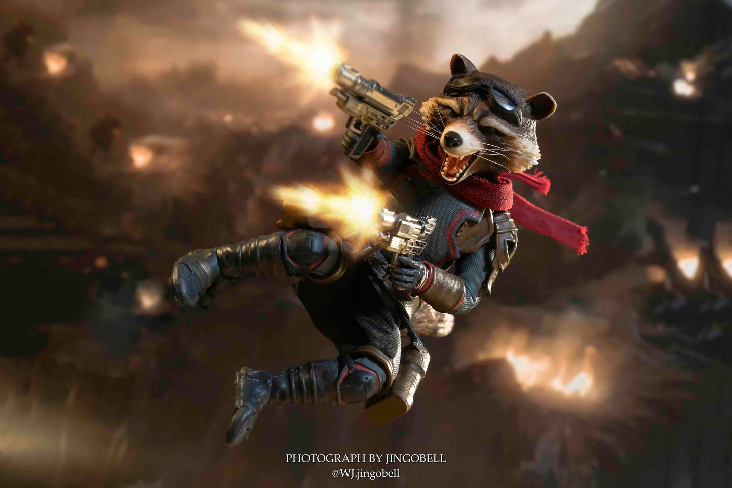 Pedido Figura Rocket - Avengers Endgame marca Hot Toys MMS548 escala 1/6