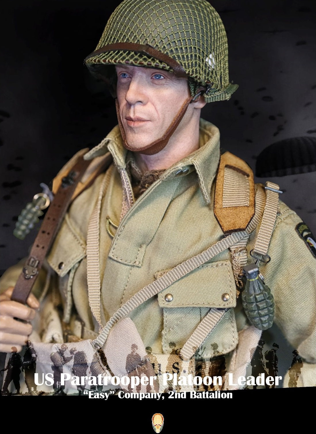 Pedido Figura US Paratrooper Platoon Leader (Special version) - WWII “Easy” Company 2nd Battalion marca Facepool FP-002B escala 1/6