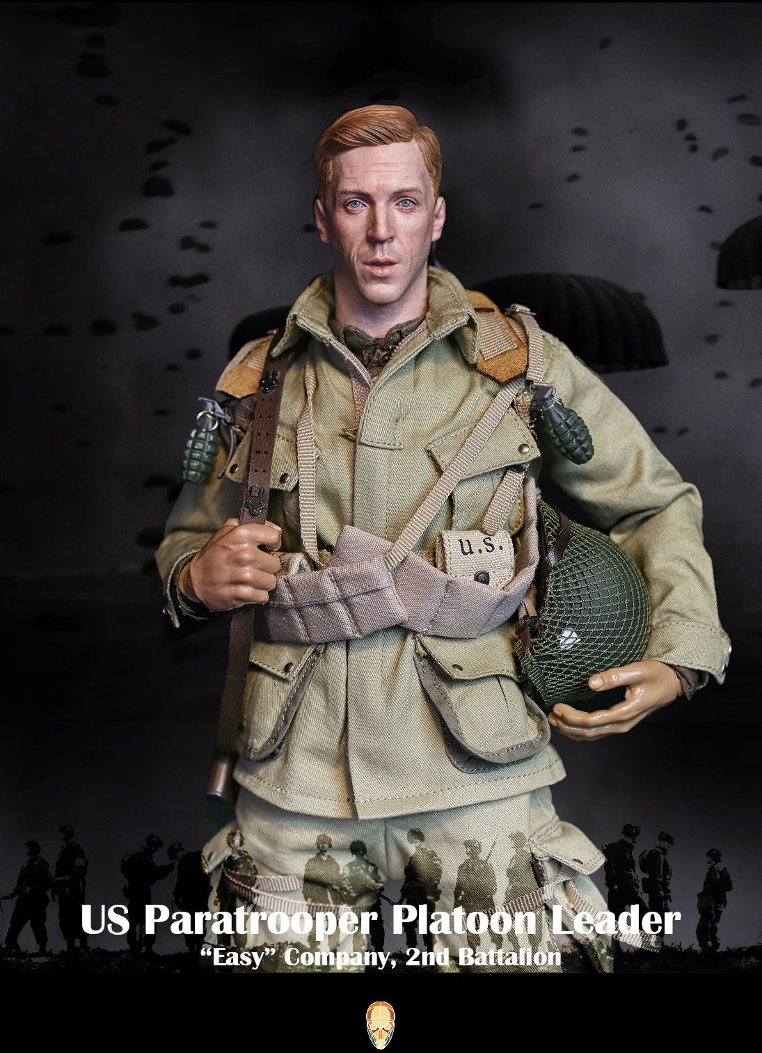 Pedido Figura US Paratrooper Platoon Leader (Special version) - WWII “Easy” Company 2nd Battalion marca Facepool FP-002B escala 1/6