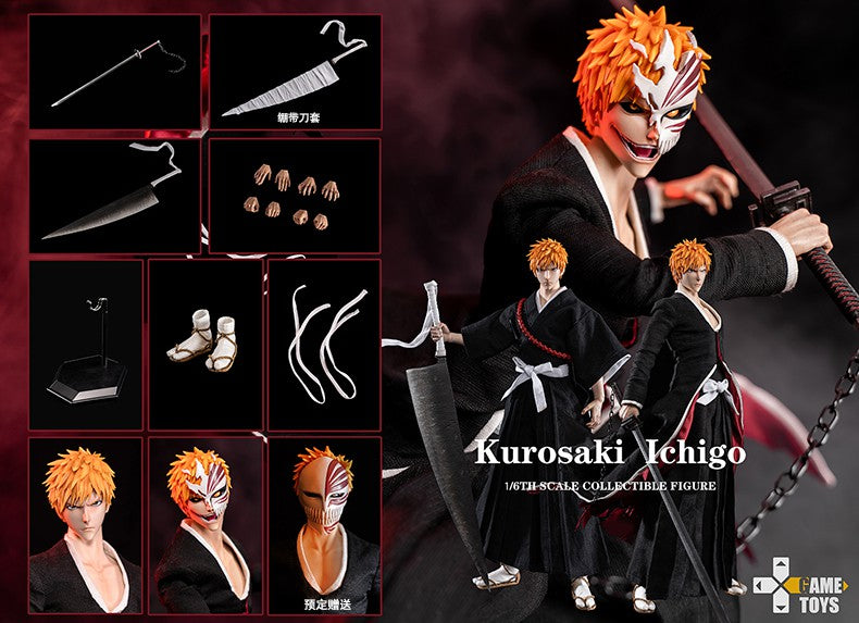 Pedido Figura Kurosaki Ichigo marca Gametoys GT-001 escala 1/6