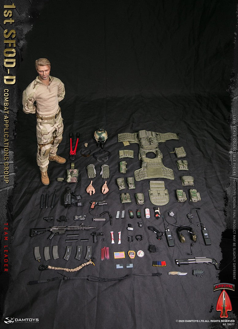 Pedido Figura 1st SFOD-D Combat Applications Group TEAM LEADER marca Damtoys 78077 escala 1/6