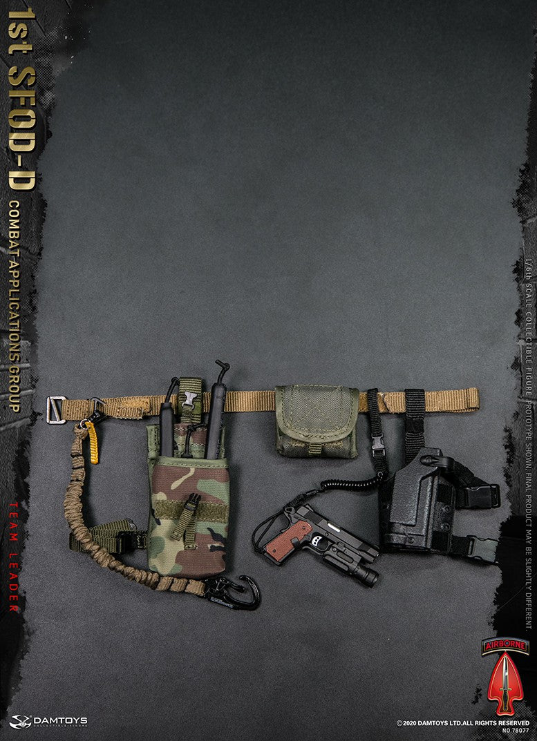 Pedido Figura 1st SFOD-D Combat Applications Group TEAM LEADER marca Damtoys 78077 escala 1/6