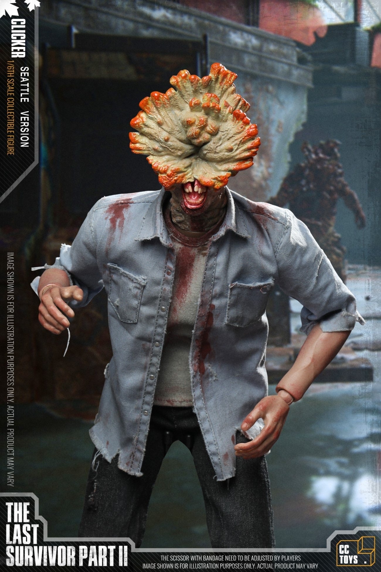 Pedido Figura Clicker Survivor 2.0 marca CCToys escala 1/6