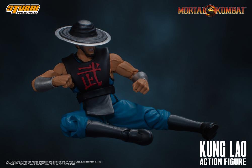 Pedido Figura Kung Lao - Mortal Kombat 2 Vs Series marca Storm Collectibles escala pequeña 1/12