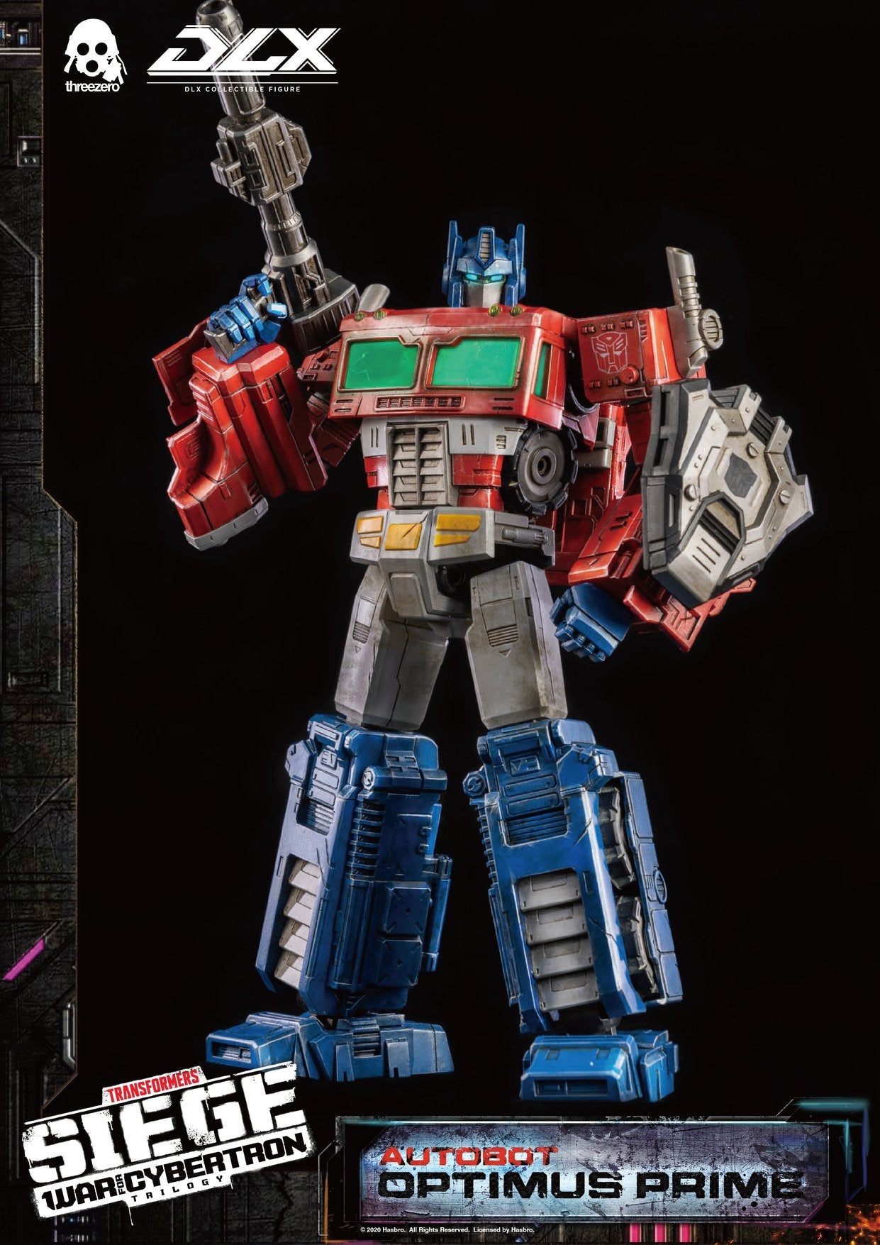 Pedido Figura DLX Optimus Prime - Transformers: War For Cybertron marca Threezero 3Z0202 (25.4 cm)