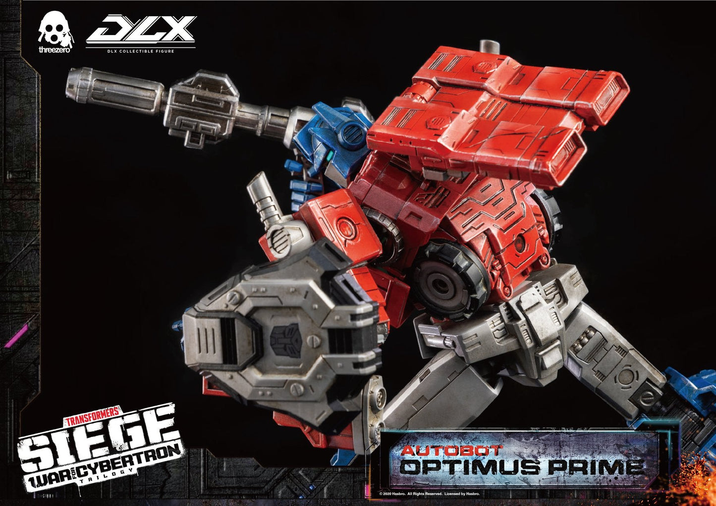 Pedido Figura DLX Optimus Prime - Transformers: War For Cybertron marca Threezero 3Z0202 (25.4 cm)