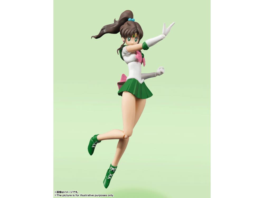 Pedido Figura Sailor Júpiter (Animation Color Edition) - Sailor Moon - S.H.Figuarts marca Bandai Spirits escala pequeña 1/12