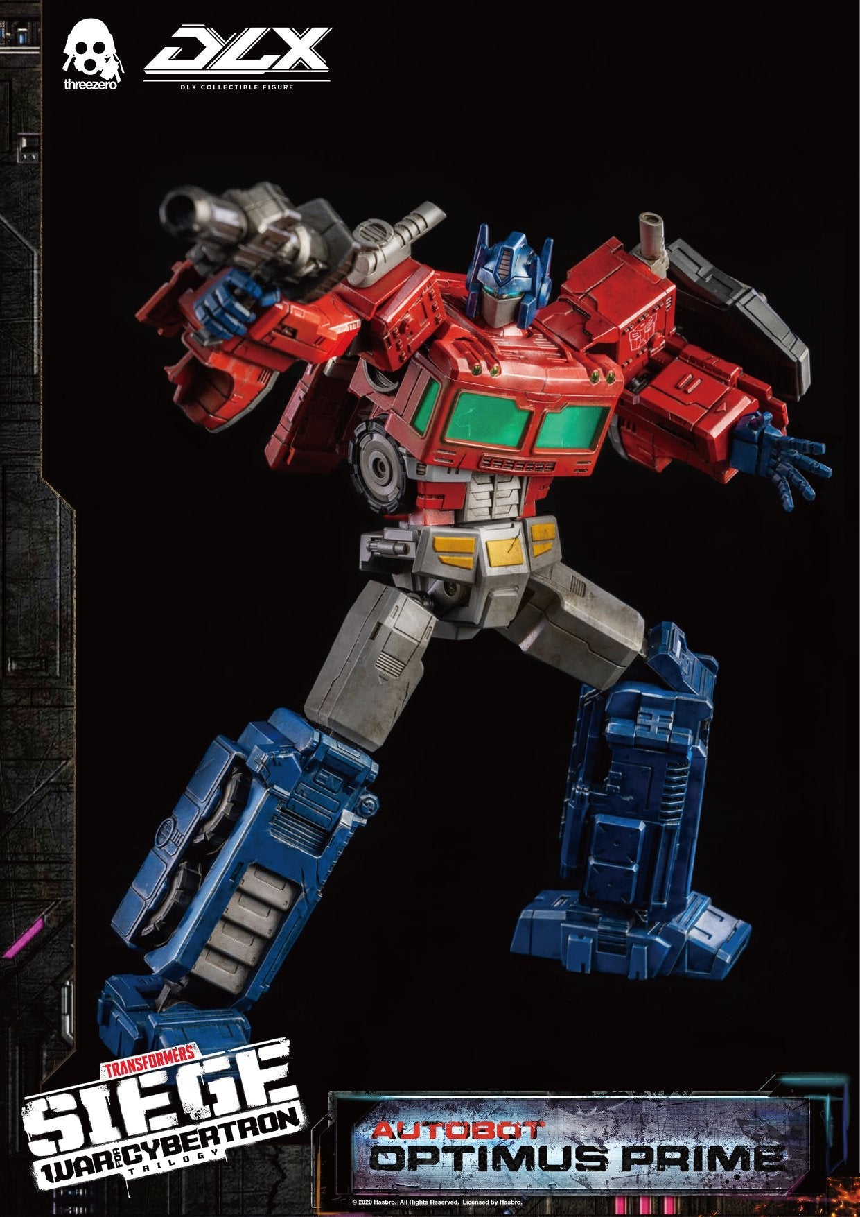 Pedido Figura DLX Optimus Prime - Transformers: War For Cybertron marca Threezero 3Z0202 (25.4 cm)
