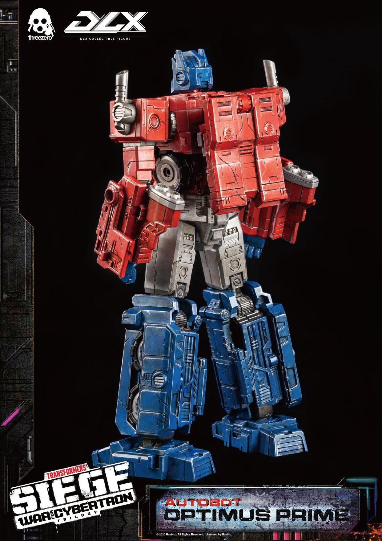 Pedido Figura DLX Optimus Prime - Transformers: War For Cybertron marca Threezero 3Z0202 (25.4 cm)