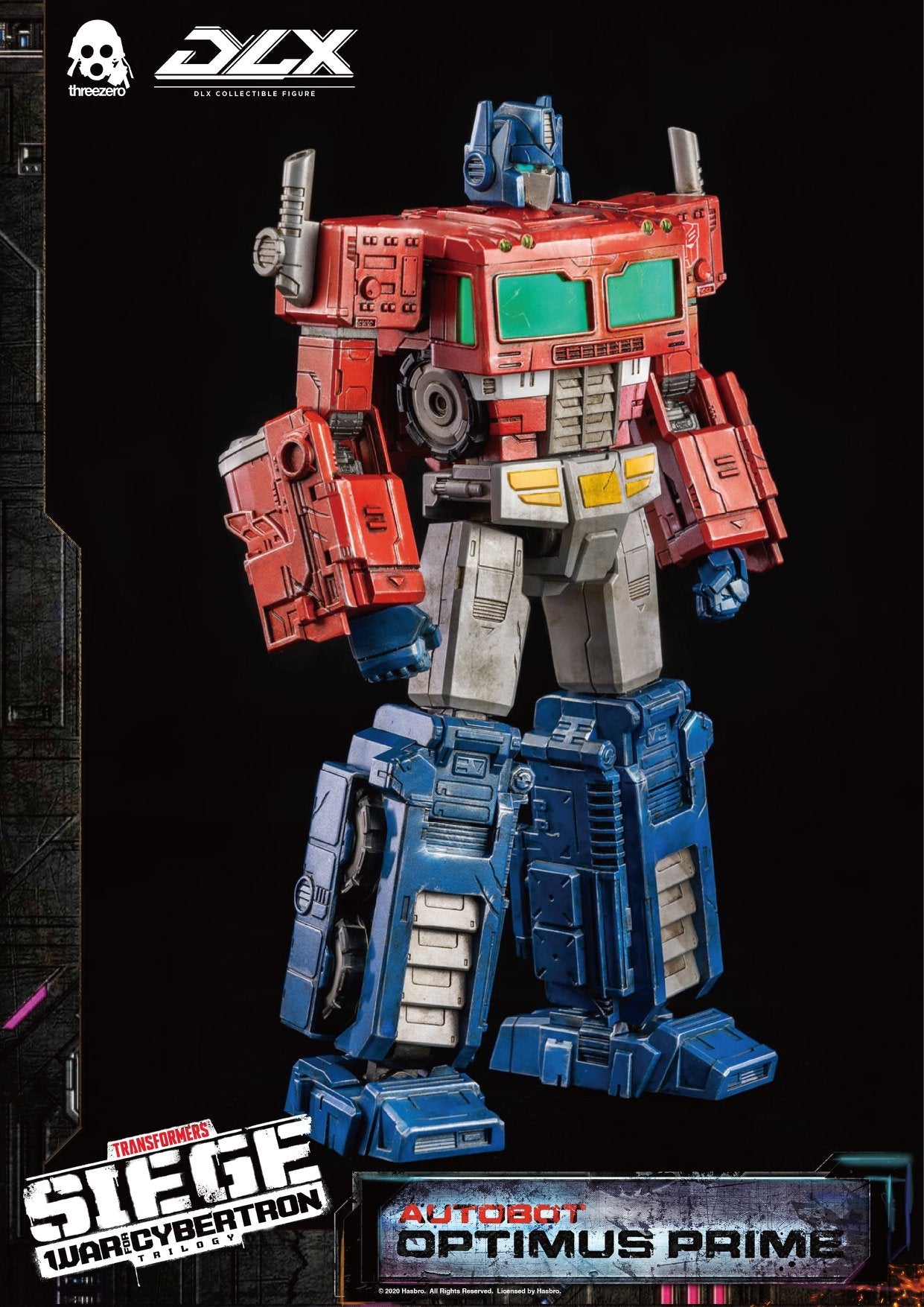 Pedido Figura DLX Optimus Prime - Transformers: War For Cybertron marca Threezero 3Z0202 (25.4 cm)