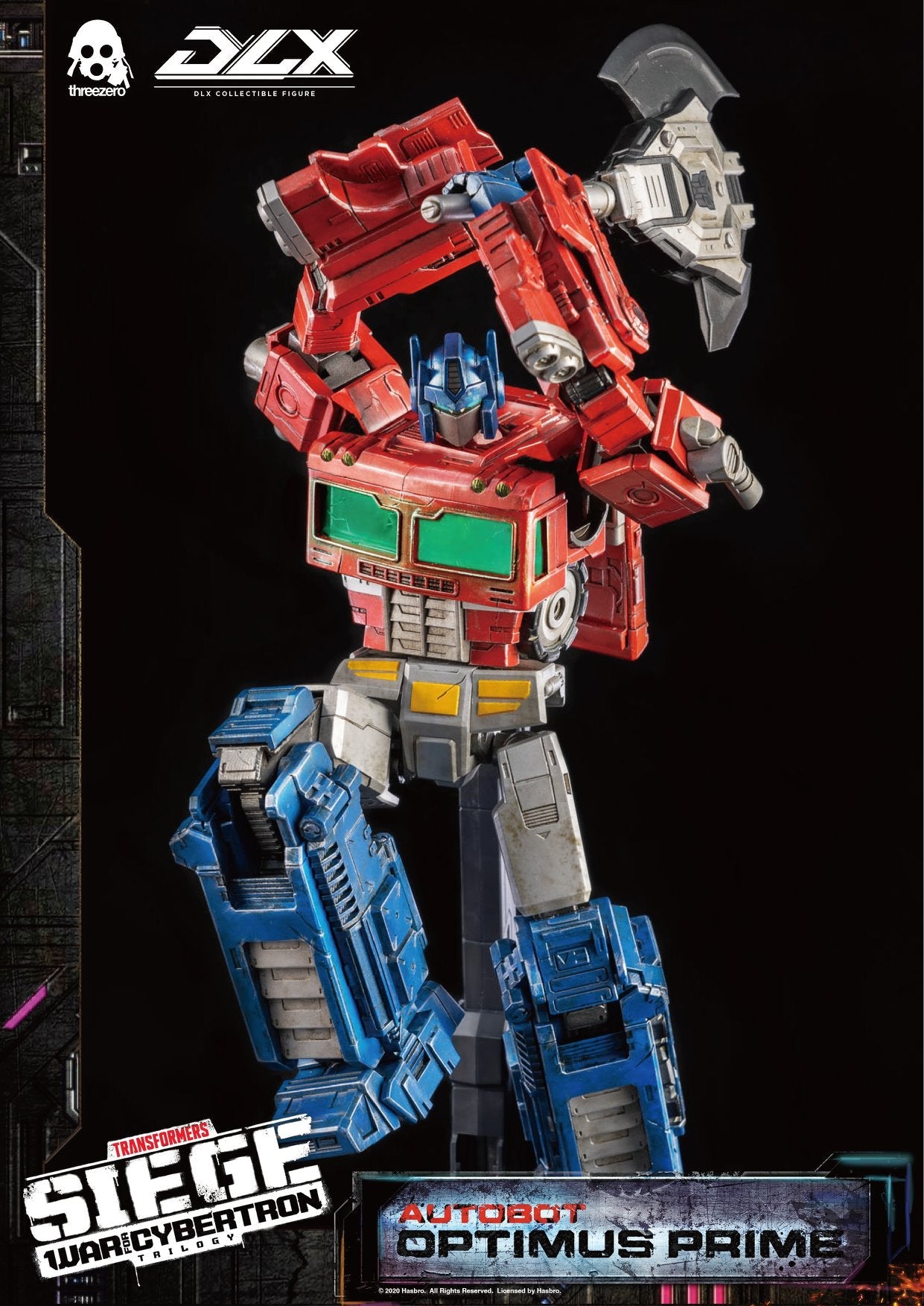 Pedido Figura DLX Optimus Prime - Transformers: War For Cybertron marca Threezero 3Z0202 (25.4 cm)