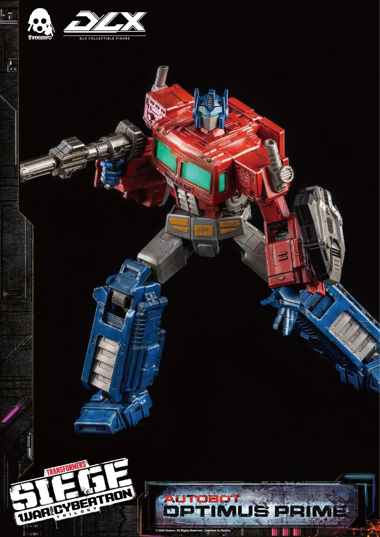 Pedido Figura DLX Optimus Prime - Transformers: War For Cybertron marca Threezero 3Z0202 (25.4 cm)