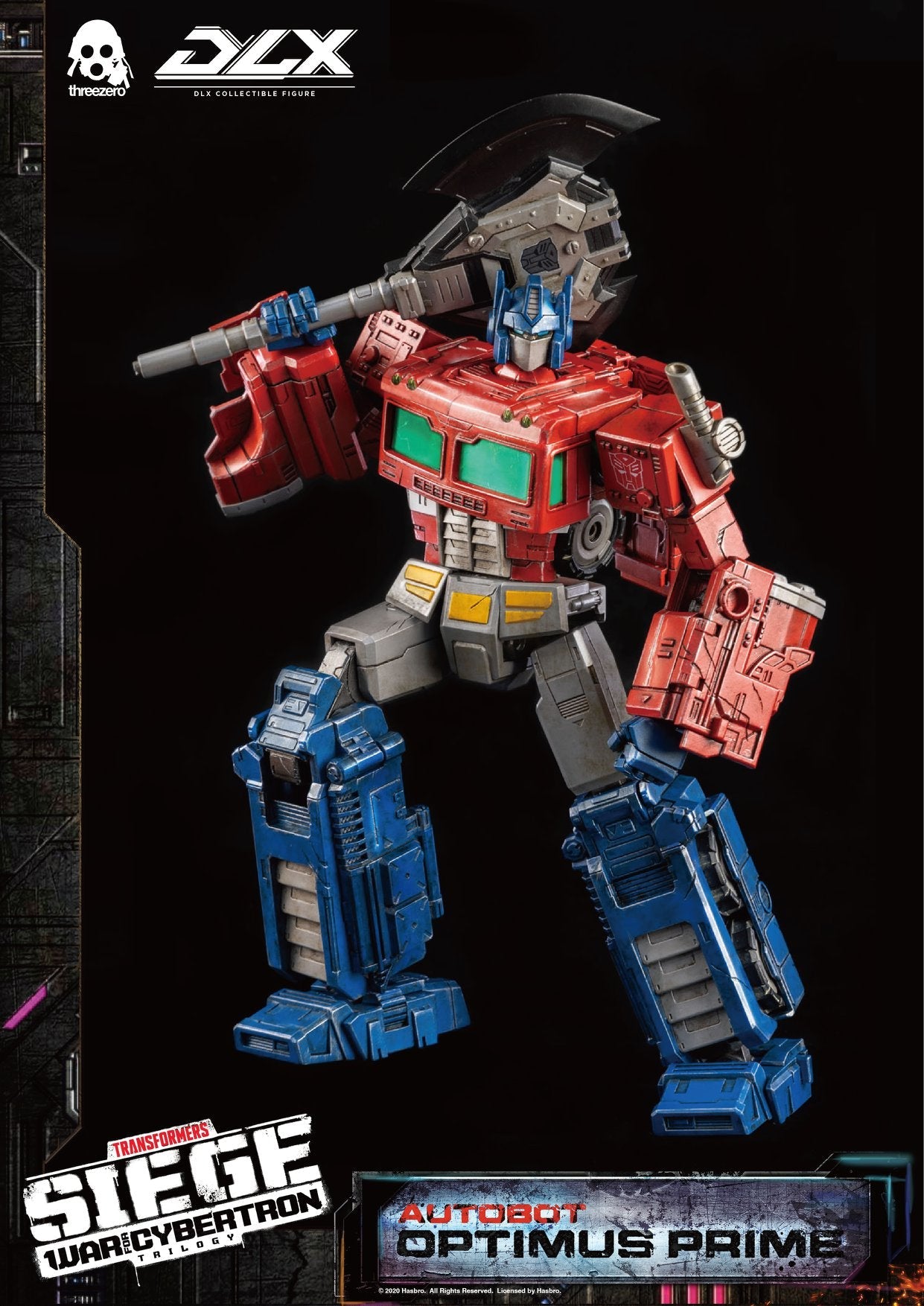 Pedido Figura DLX Optimus Prime - Transformers: War For Cybertron marca Threezero 3Z0202 (25.4 cm)