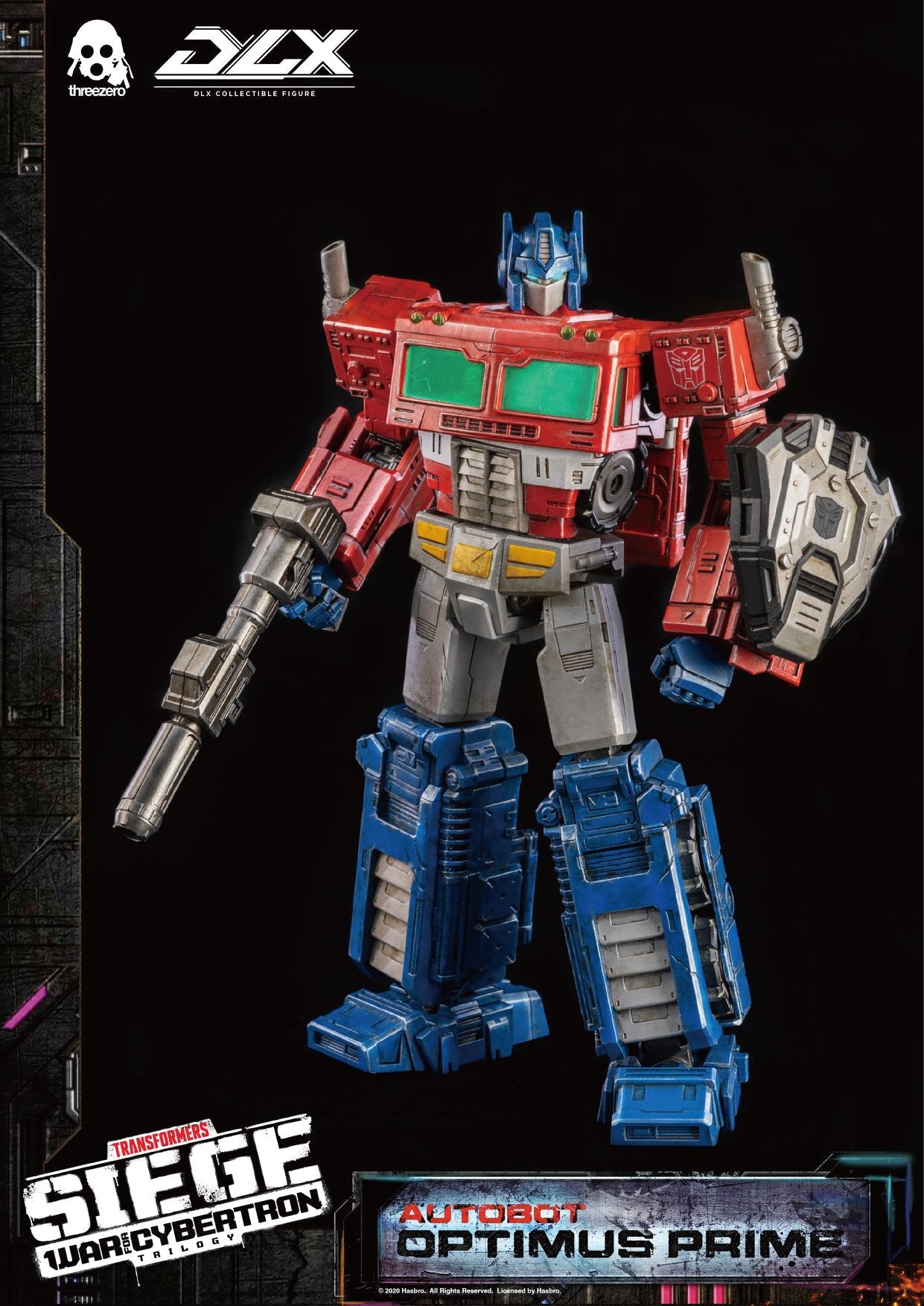 Pedido Figura DLX Optimus Prime - Transformers: War For Cybertron marca Threezero 3Z0202 (25.4 cm)