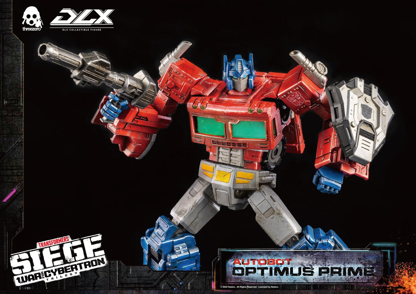 Pedido Figura DLX Optimus Prime - Transformers: War For Cybertron marca Threezero 3Z0202 (25.4 cm)