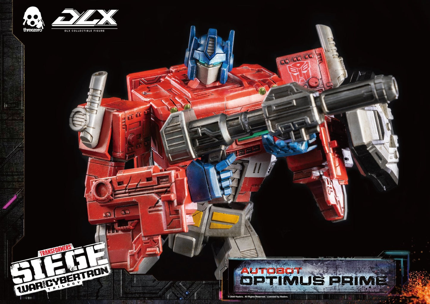 Pedido Figura DLX Optimus Prime - Transformers: War For Cybertron marca Threezero 3Z0202 (25.4 cm)