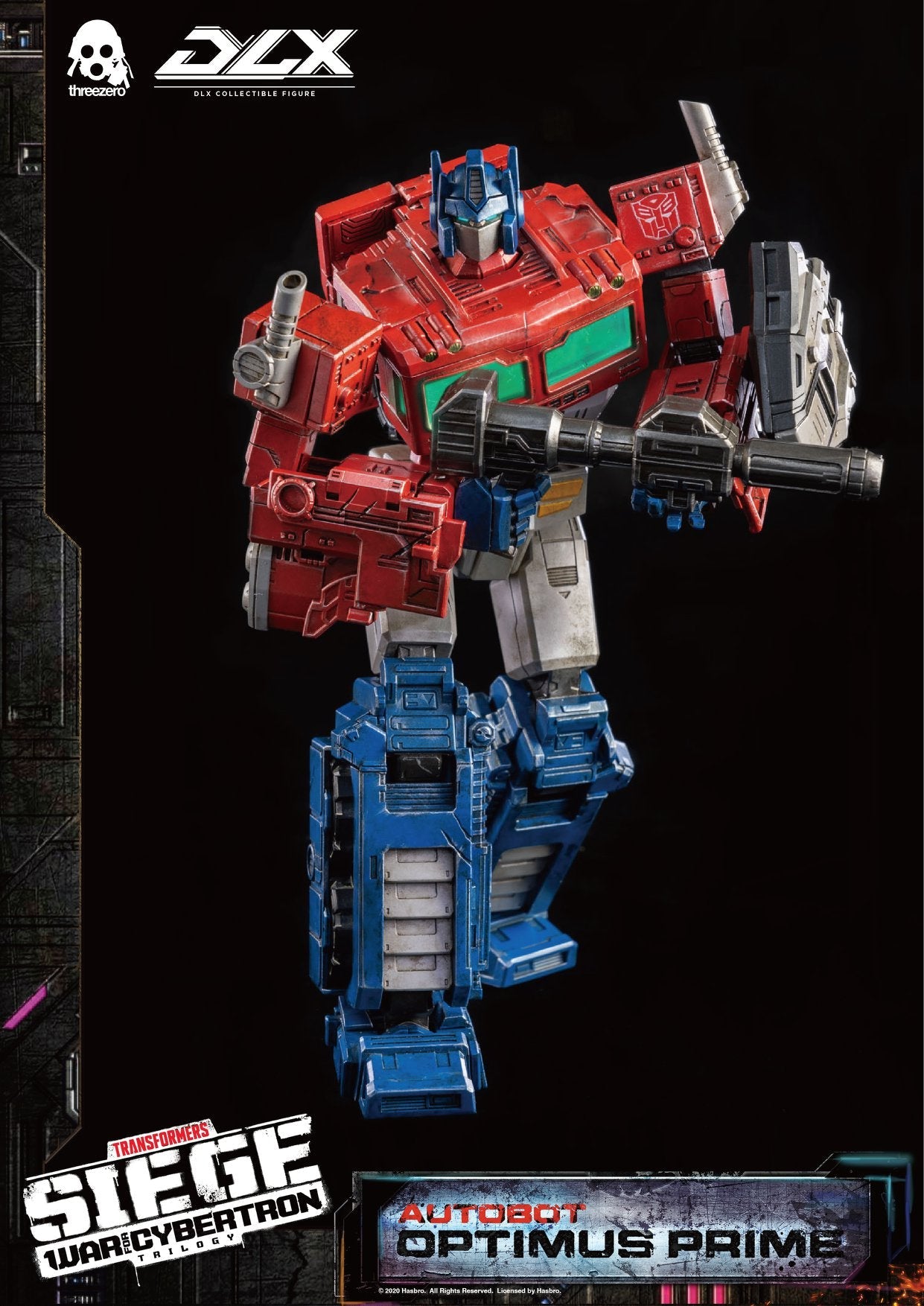 Pedido Figura DLX Optimus Prime - Transformers: War For Cybertron marca Threezero 3Z0202 (25.4 cm)