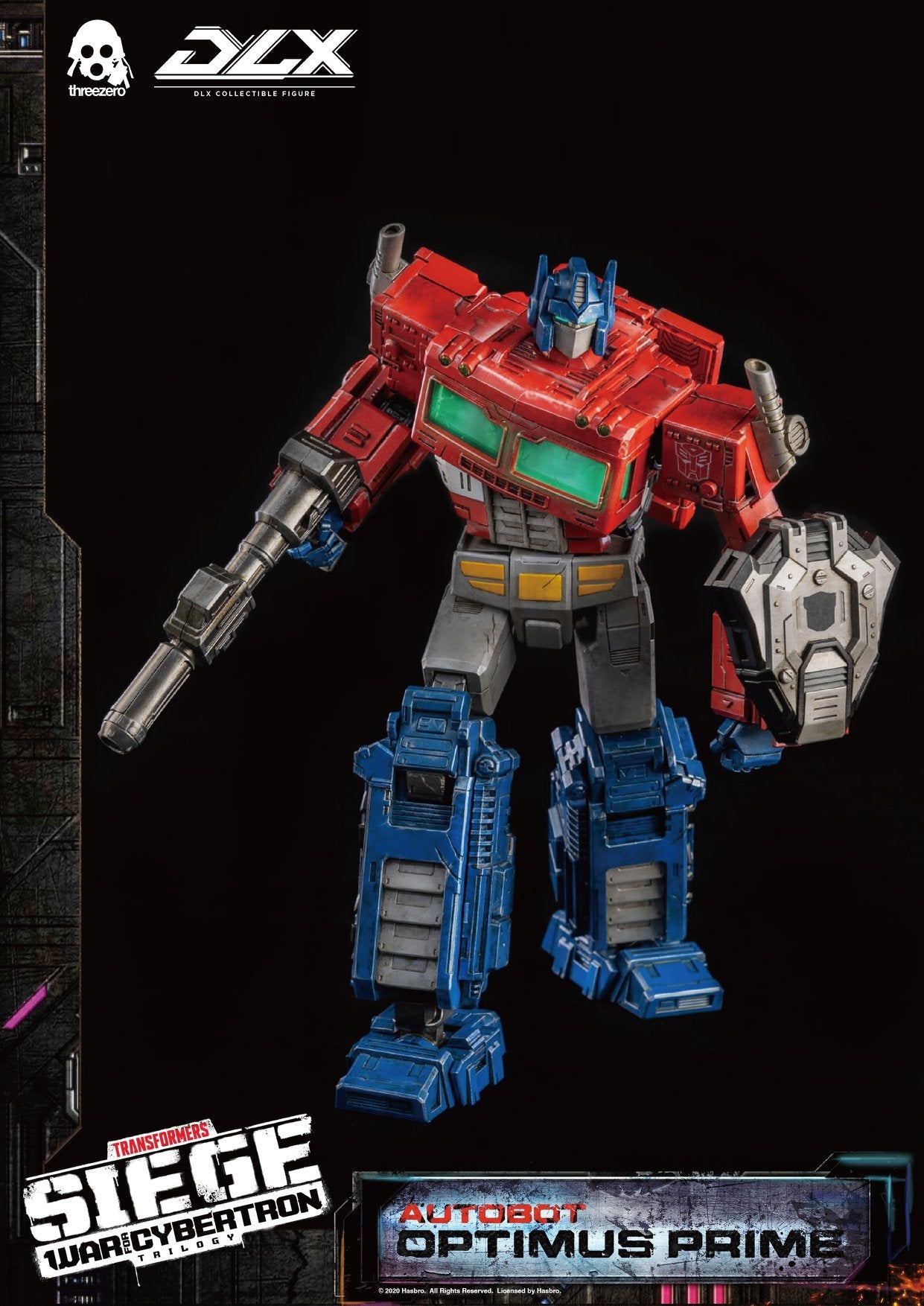 Pedido Figura DLX Optimus Prime - Transformers: War For Cybertron marca Threezero 3Z0202 (25.4 cm)