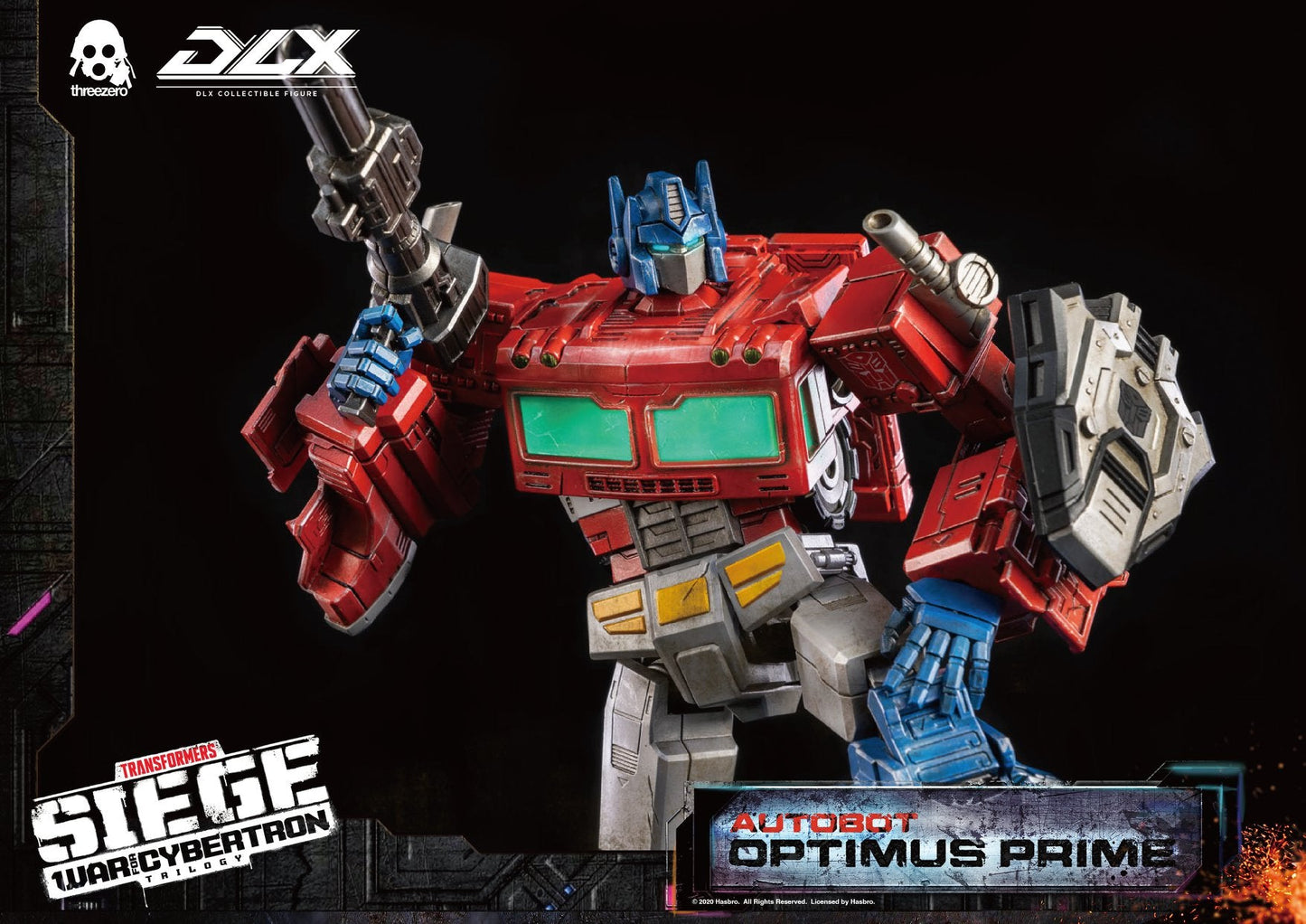 Pedido Figura DLX Optimus Prime - Transformers: War For Cybertron marca Threezero 3Z0202 (25.4 cm)