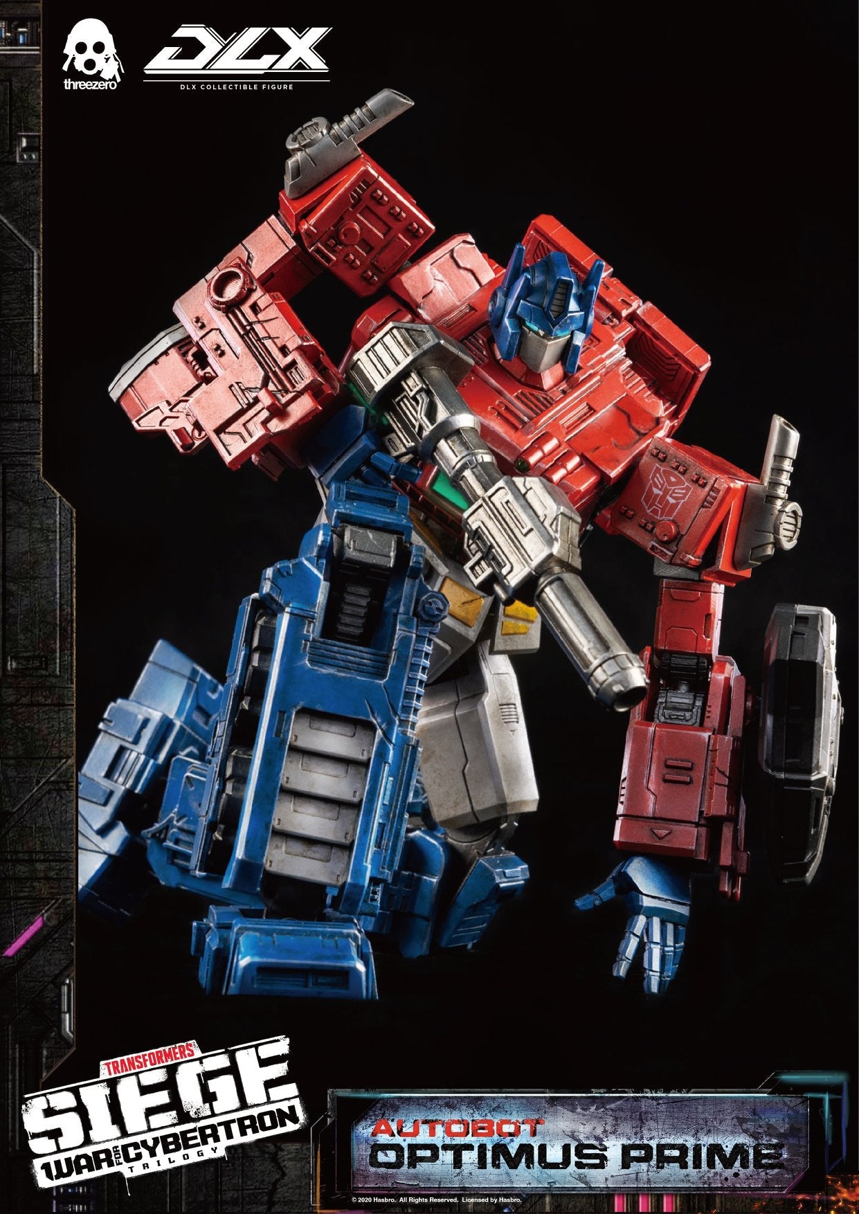 Pedido Figura DLX Optimus Prime - Transformers: War For Cybertron marca Threezero 3Z0202 (25.4 cm)
