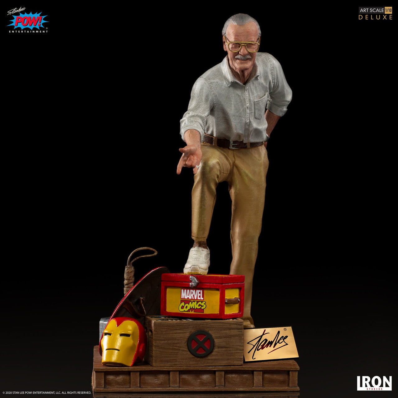 Pedido Estatua Stan Lee - Deluxe - marca Iron Studios escala de arte 1/10