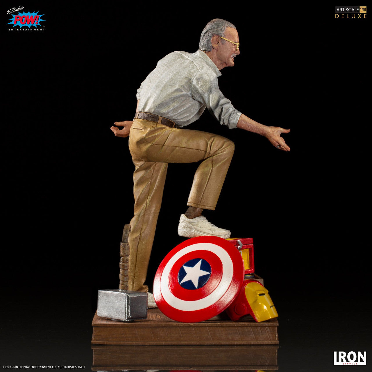 Pedido Estatua Stan Lee - Deluxe - marca Iron Studios escala de arte 1/10