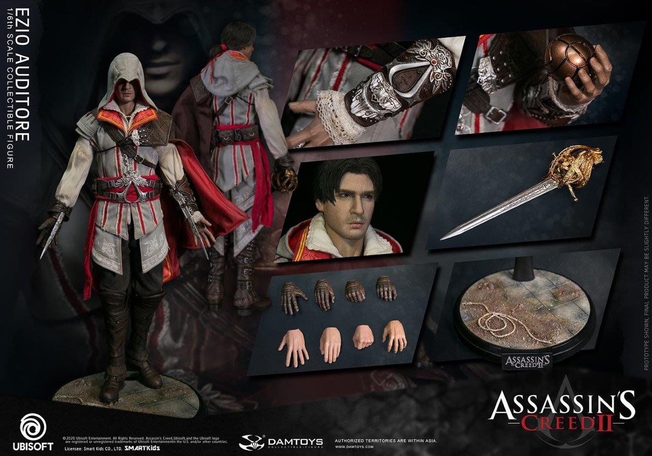 Pedido Figura Ezio Auditore - Assassin's Creed II marca Damtoys DMS012 escala 1/6 (BACK ORDER)