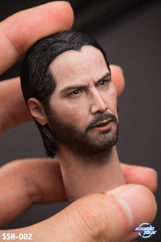 Cabeza Male John marca Soosootoys SSH-002 escala 1/6